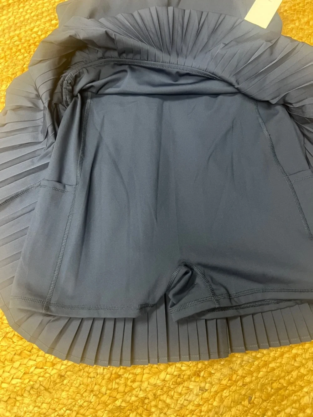 Yogalicious Navy Pleated Racerback Tennis Dress - Picture 4 of 5